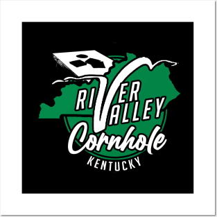 River Valley Cornhole Logo Posters and Art